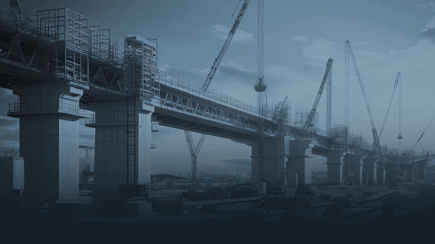 Bridge Being Built Image