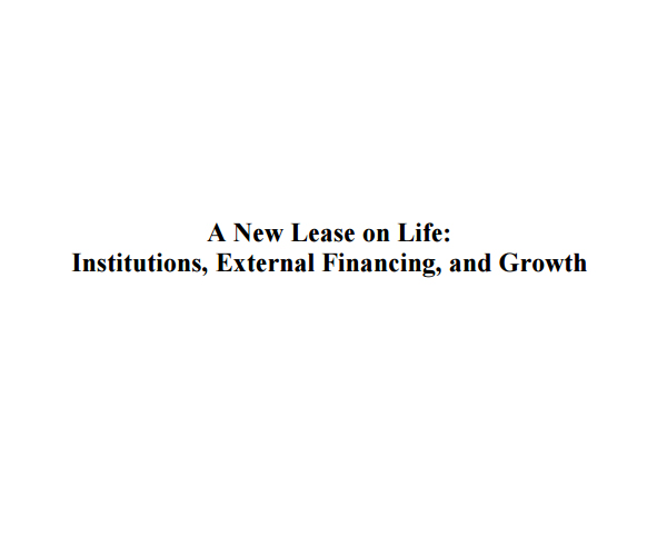 Kenan Institute Financing and Growth Paper