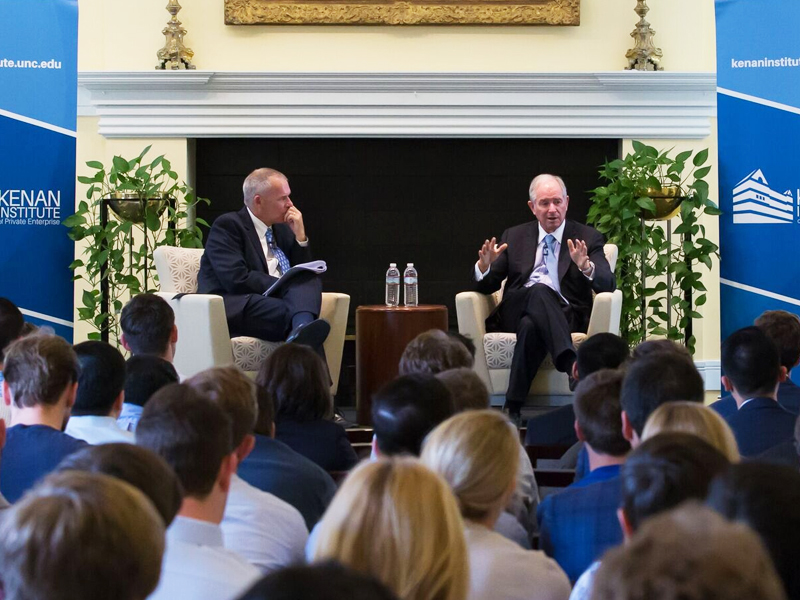 Dean Shackelford with Steve Schwarzman