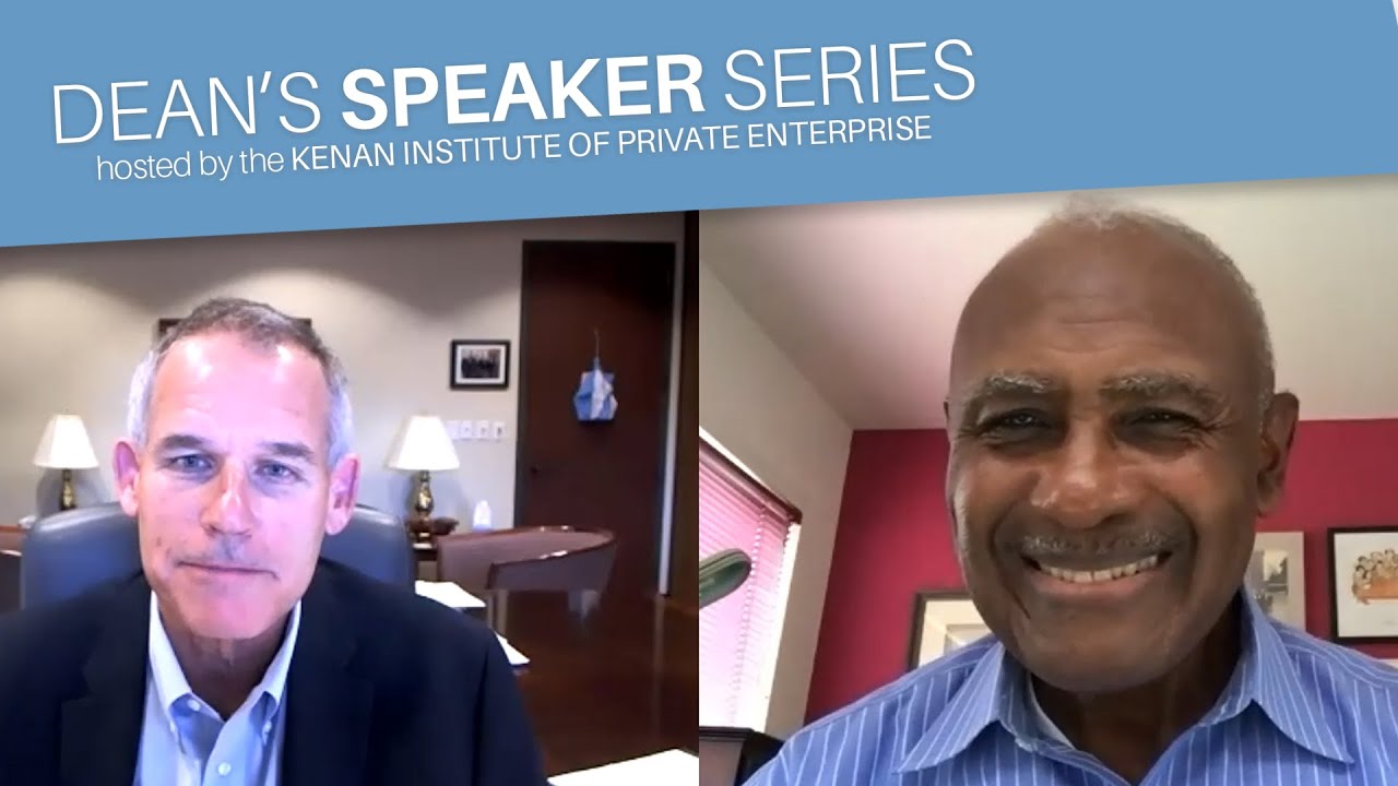 Dean's Speaker Series Harvey Gantt Doug Shackelford