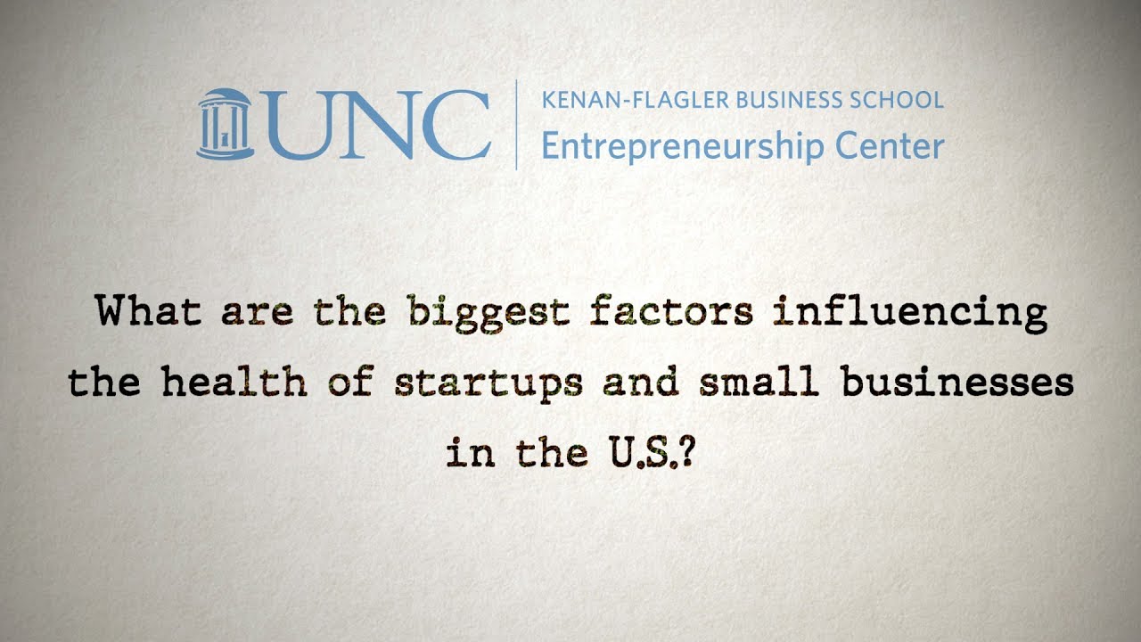 What are the biggest factors influencing the health of startups in the U.S.