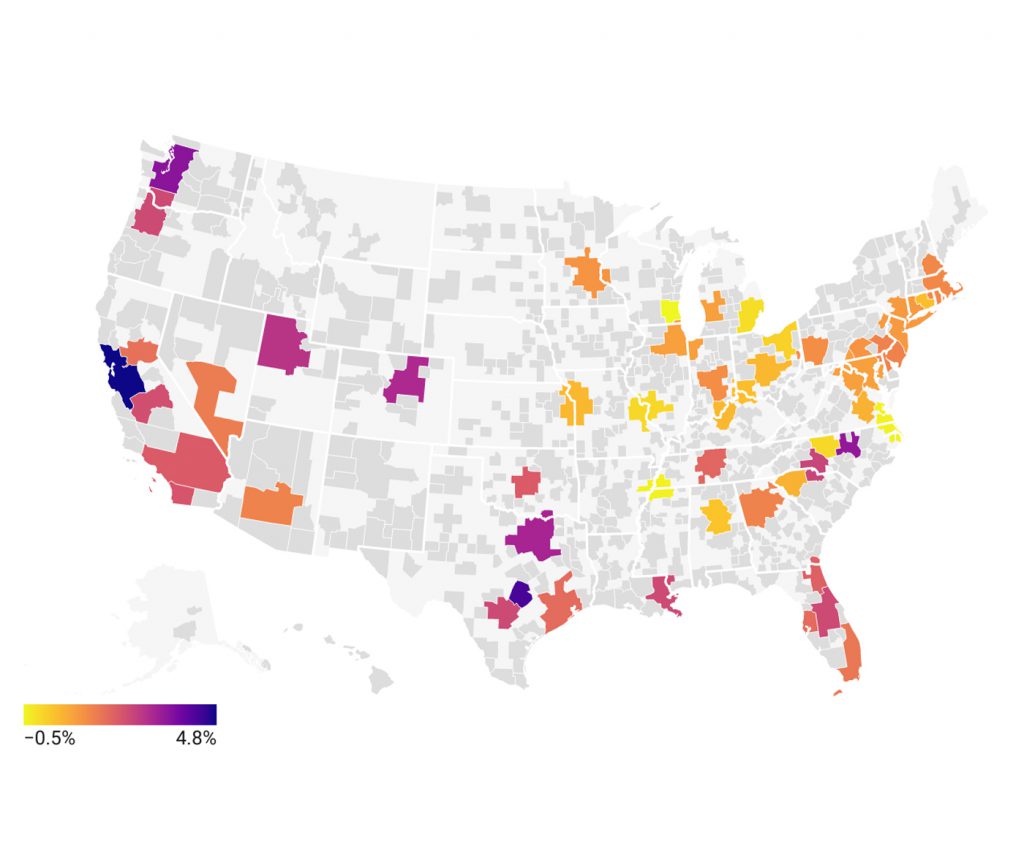 Americas Fastest Growing Cities Mapped